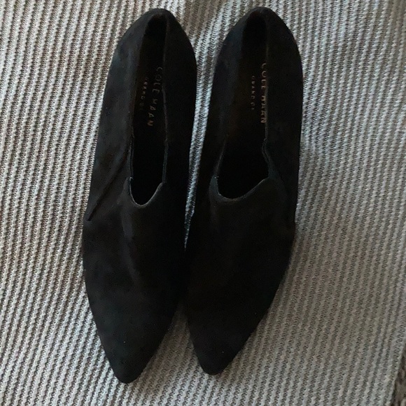 Cole Haan black suede booties - Picture 2 of 3